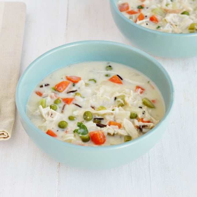 Creamy Turkey and Rice Soup