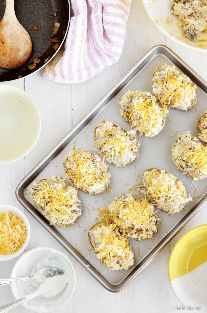 unbaked twice baked potatoes