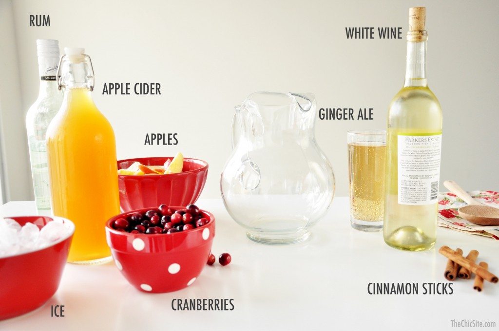 how to make apple cider sangria