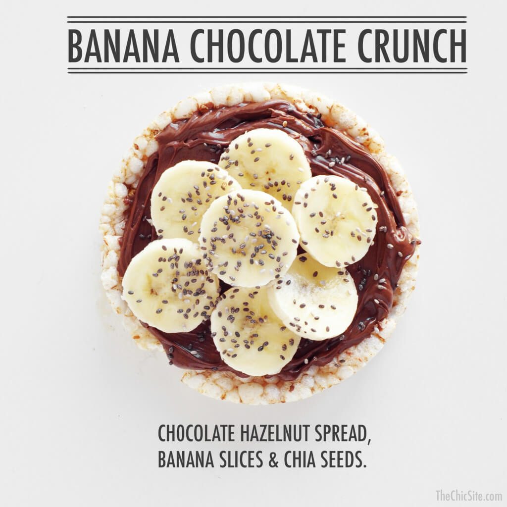 nutella banana chia seeds