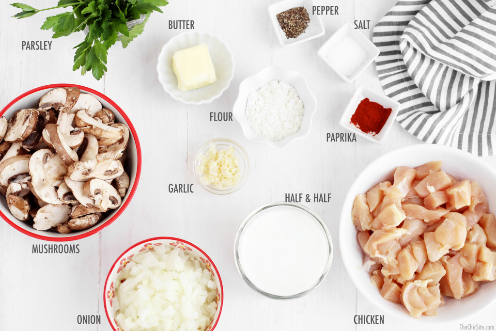 INGREDIENTS Chicken Mushroom