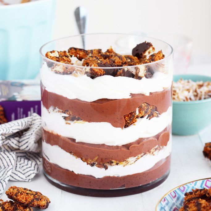 Samoas Pudding Trifle