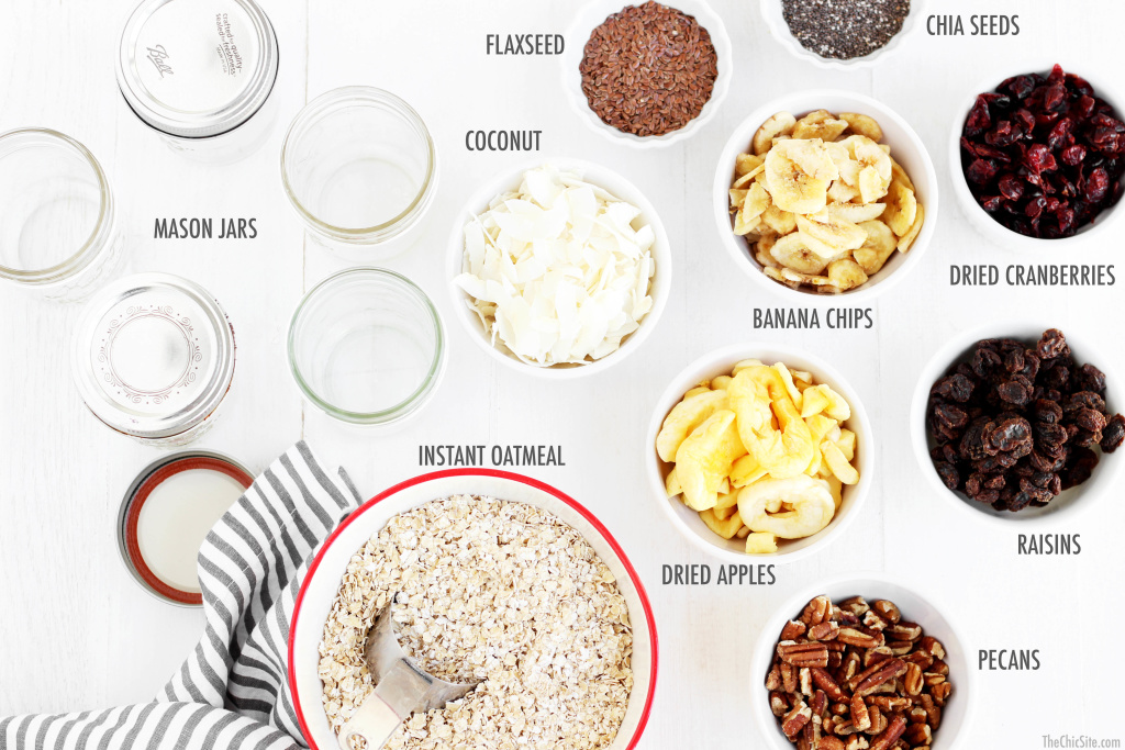 how to assemble oatmeal to go