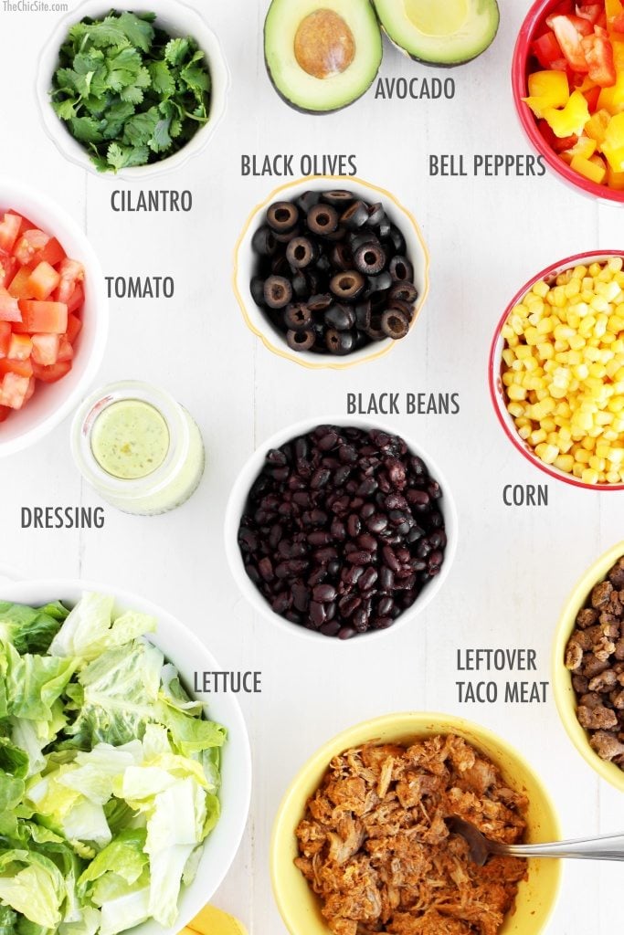 how to make a taco salad