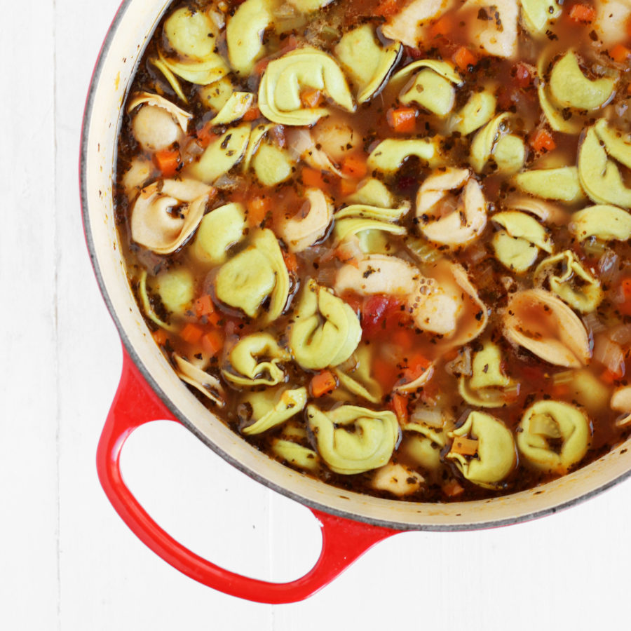Tortellini Minestrone Soup