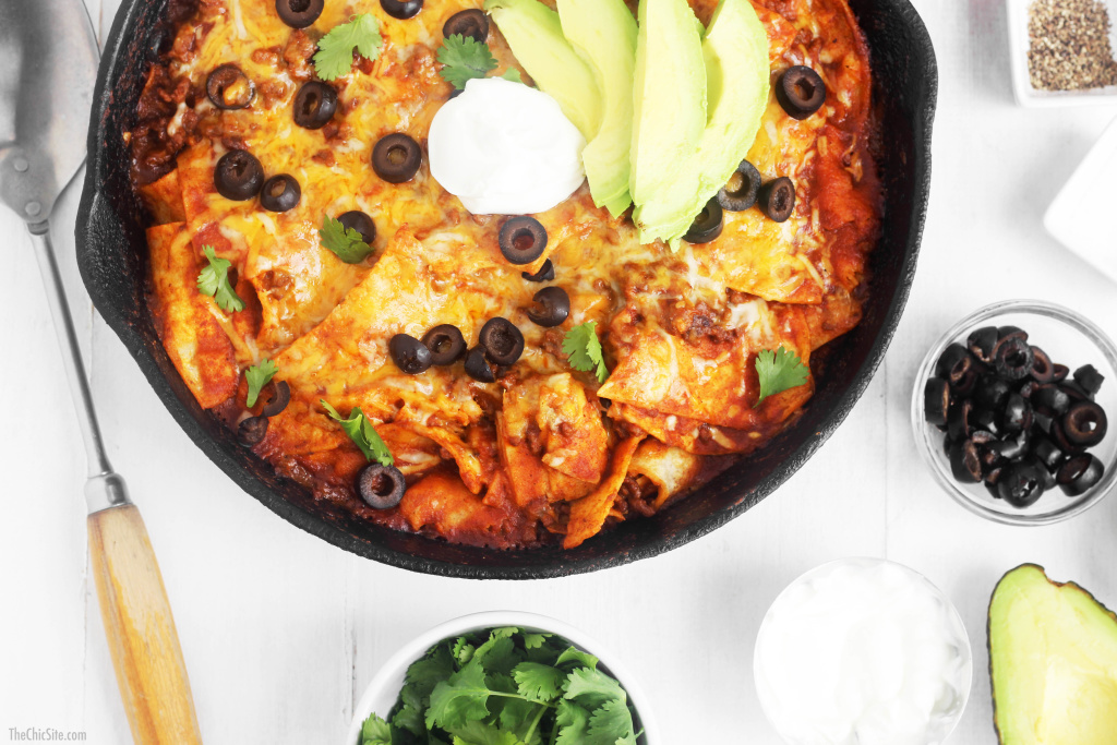 the chic site enchiladas