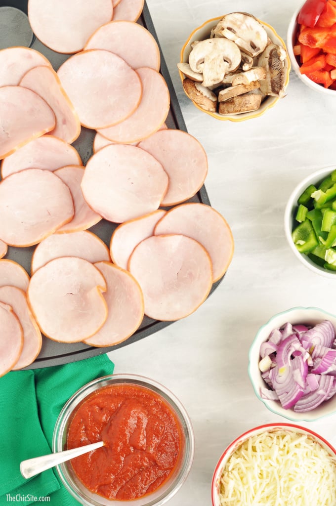 canadian bacon pizza crust