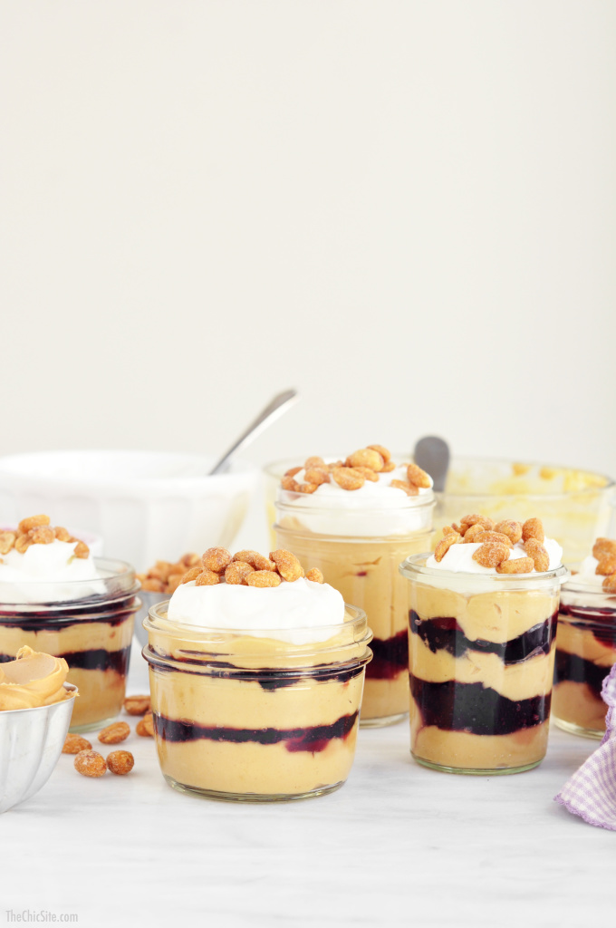desserts in jars