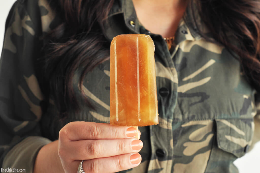 summer tea popsicles