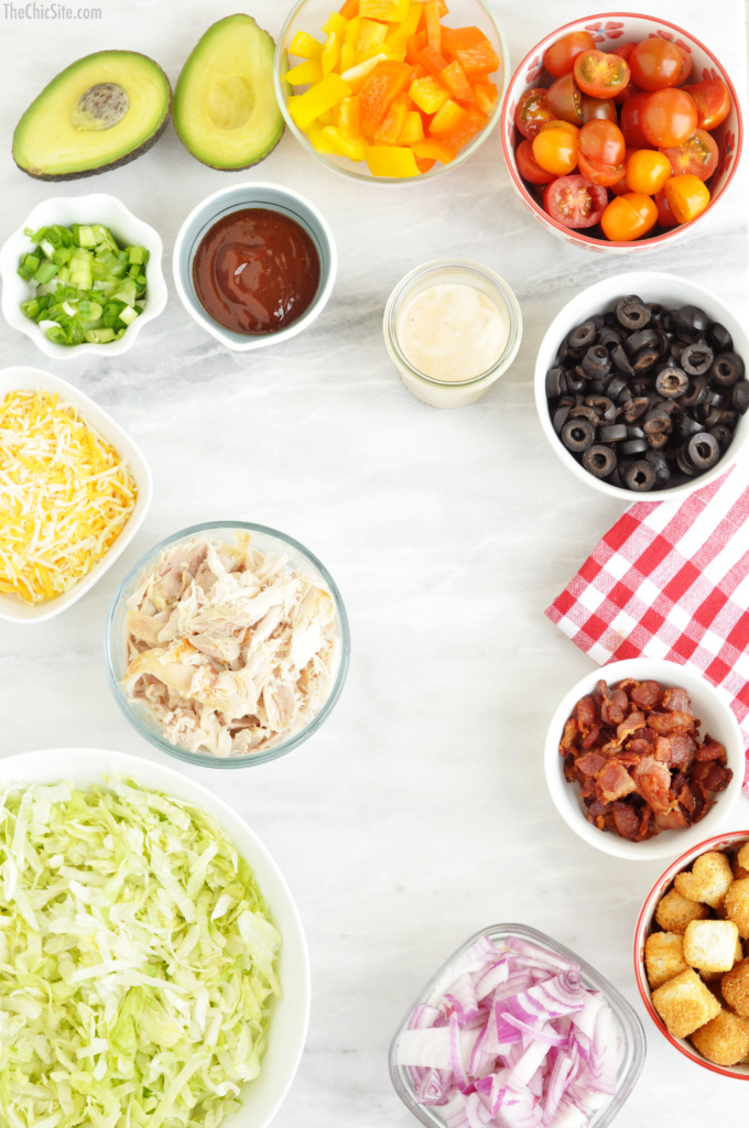 how to make a layered salad