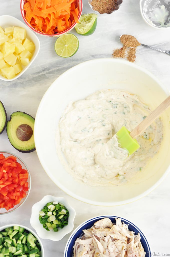 easy sauce for chicken salad