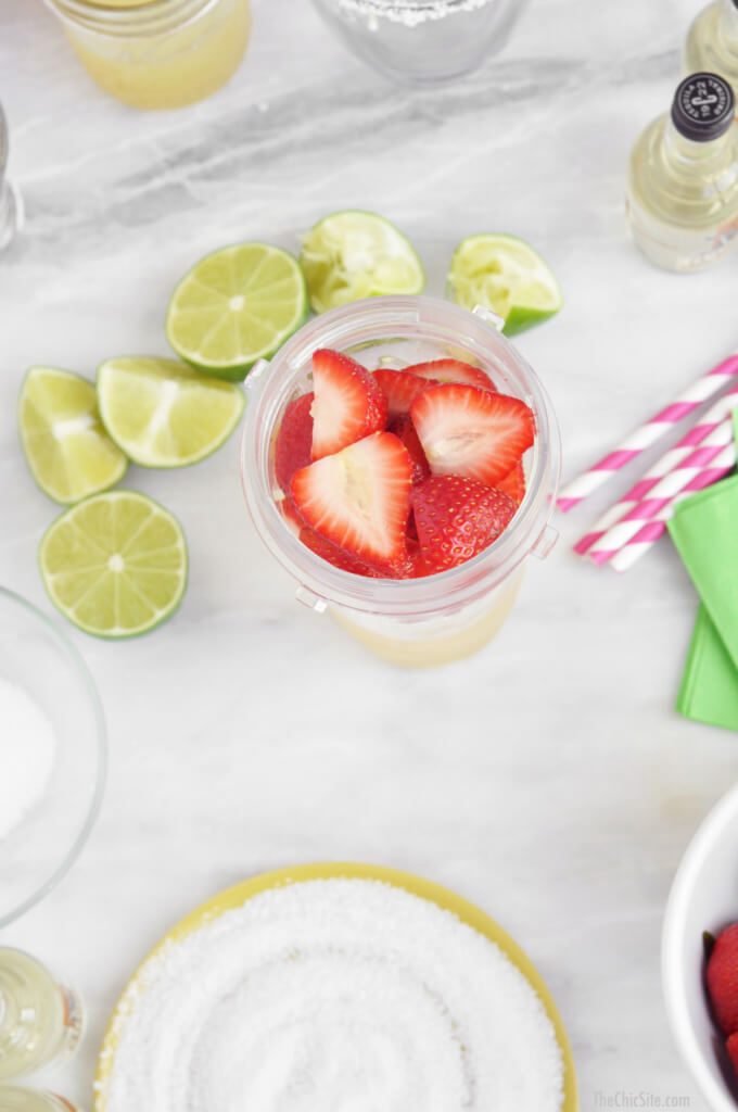 fresh strawberry margarita