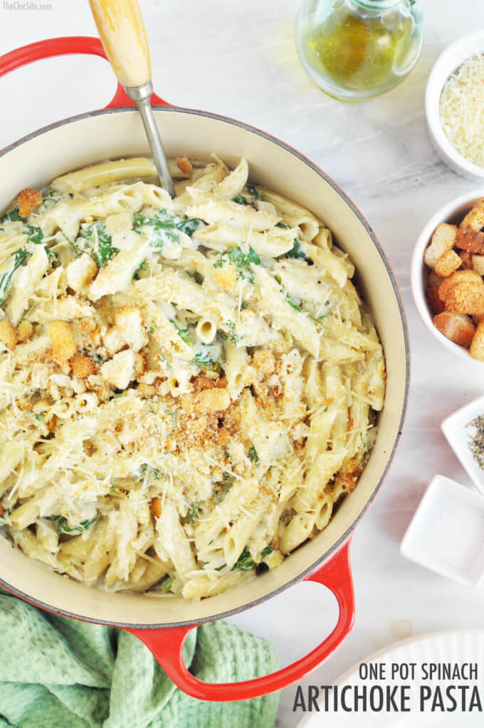 one pot vegetarian pasta