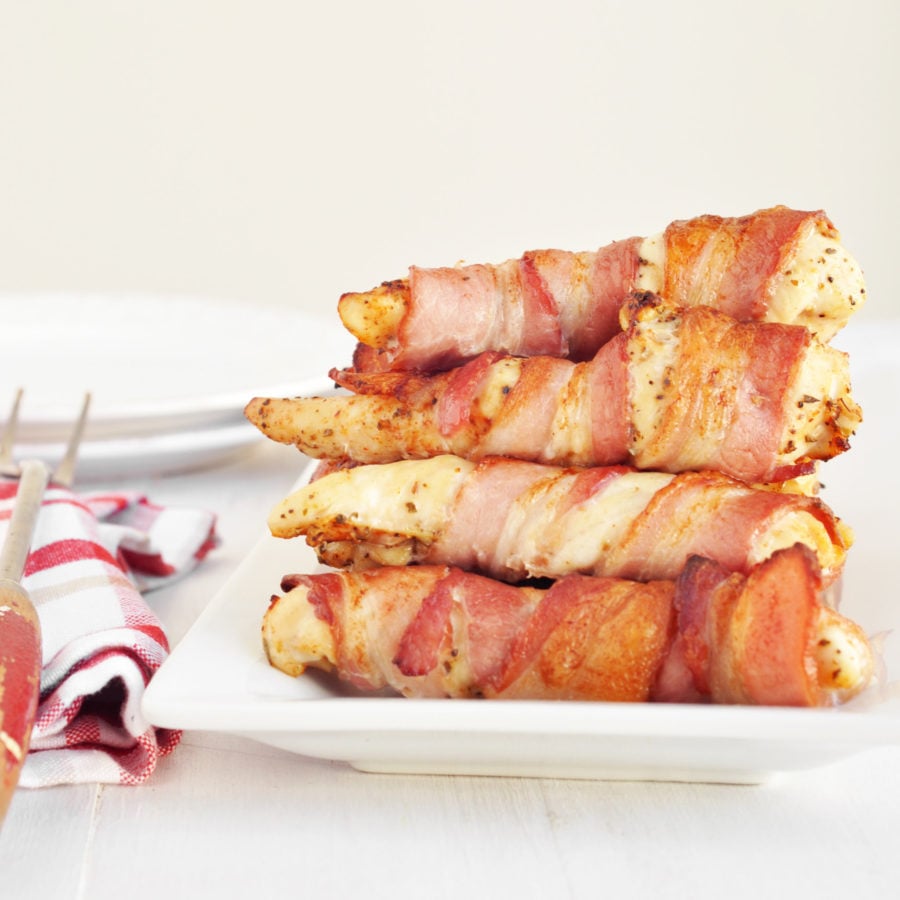 Bacon Wrapped Chicken Tenders