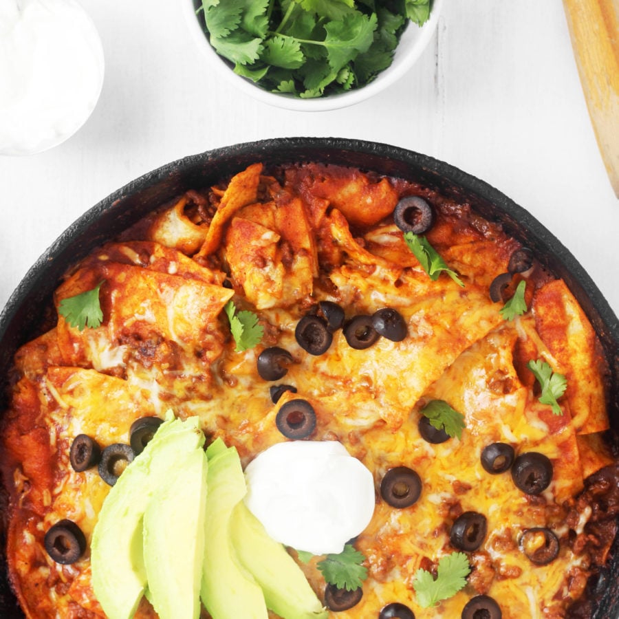 Beef Enchilada Skillet