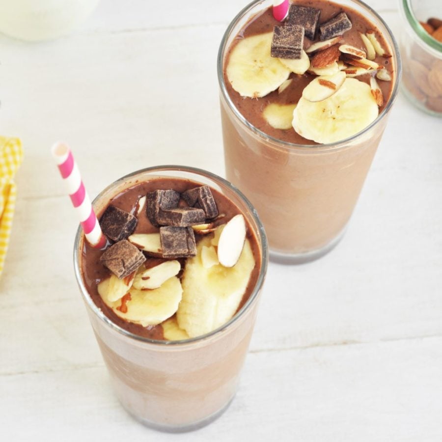 Peanut Butter Banana Smoothies