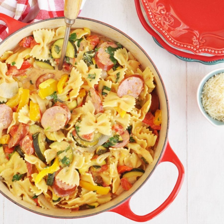 One Pot Kielbasa Pasta