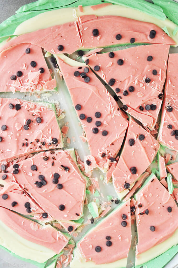 watermelon bark recipe