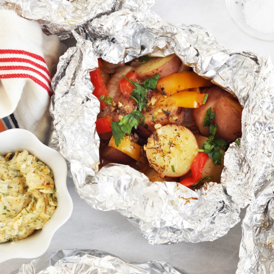 Foil Grilled Potatoes