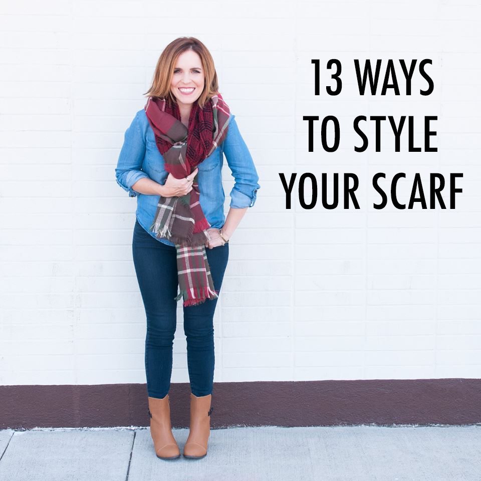 13 Ways to Style a Scarf